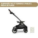 Tavo Roscoe Carrinho de Passeio para Animais de Estimação - Black