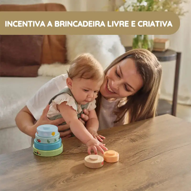 Tiny Love Brinquedo de Empilhar Farmers Funday