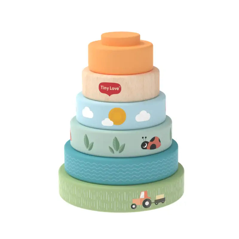 Tiny Love Brinquedo de Empilhar Farmers Funday
