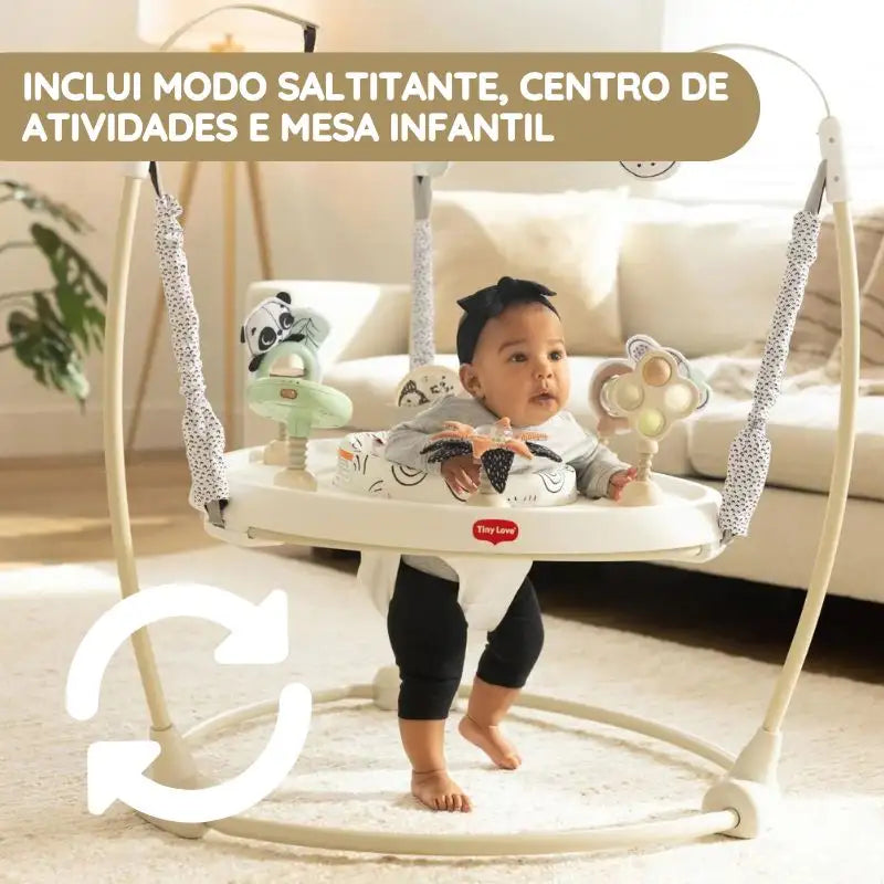 Tiny Love Centro de Atividades 4 em 1 Jump & Play Black & White