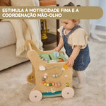 Tiny Love Farmers Funday Carrinho em Madeira de Empurrar e Brincar