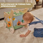 Tiny Love Farmers Funday Carrinho em Madeira de Empurrar e Brincar