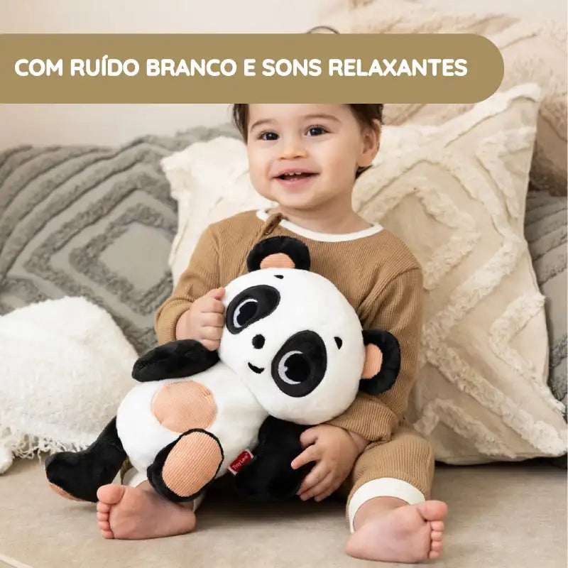 Tiny Love Peluche Panda Snuggly Buddy com Luz e Som