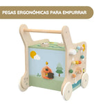 Tiny Love Farmers Funday Carrinho em Madeira de Empurrar e Brincar