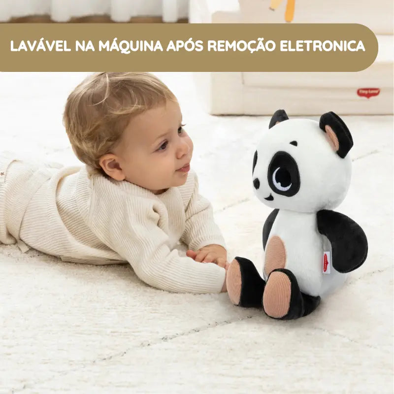 Tiny Love Peluche Panda Snuggly Buddy com Luz e Som
