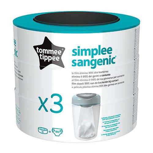 Tommee Tippee Sangenic Simplee Recarga x3