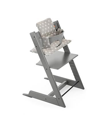 Stokke Tripp Trapp + Oferta Baby Set - Storm Grey