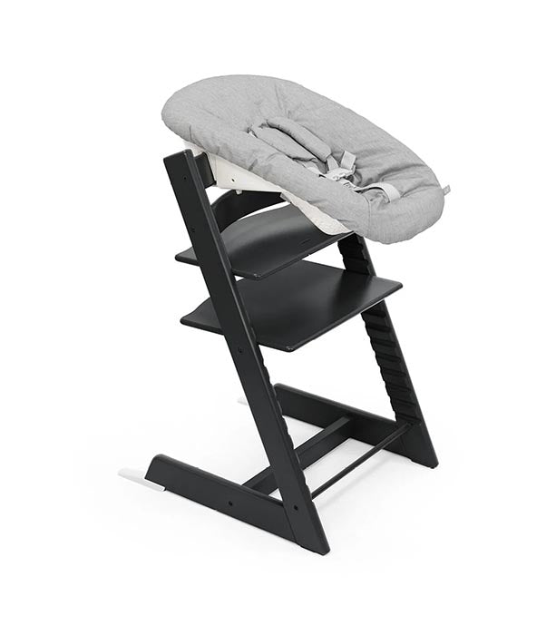 Stokke Tripp Trapp + Oferta Baby Set - Negro
