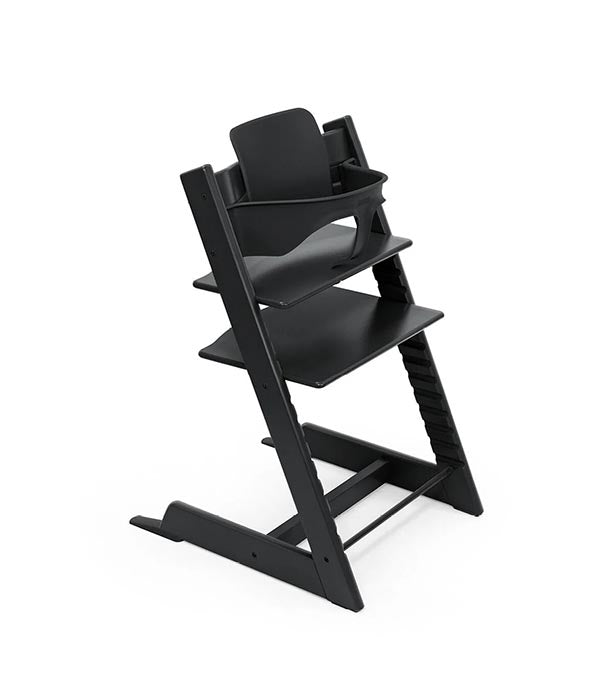 Stokke Tripp Trapp + Oferta Baby Set - Negro
