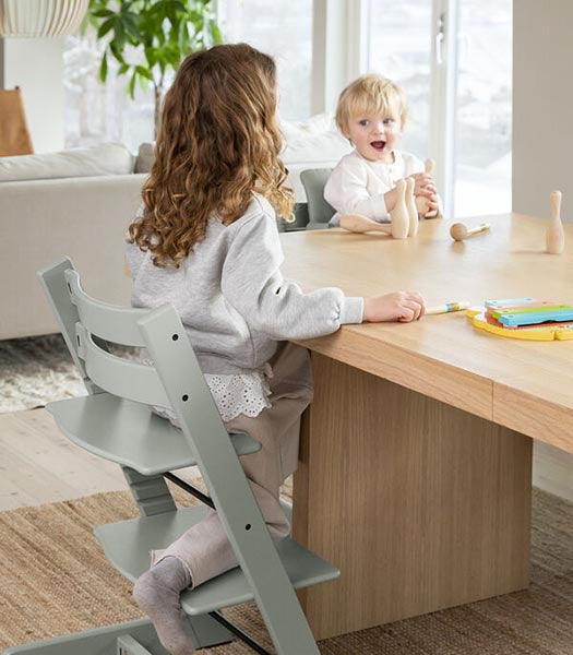 Stokke Tripp Trapp + Oferta Baby Set - Glacier Green
