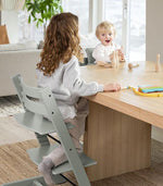 Stokke Tripp Trapp + Oferta Baby Set - Glacier Green