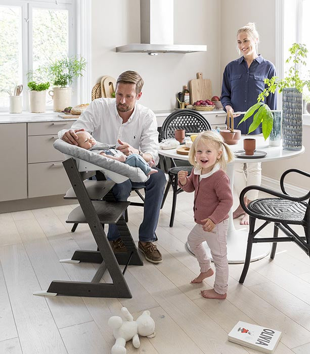 Stokke Tripp Trapp Cadeira Evolutiva (Faia) - Gris Bruma