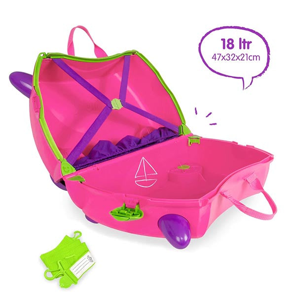 Trunki Mala de Viagem - Trixie Rosa