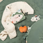 Done by Deer Brinquedo para tummy time Tiny farm Verde