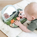 Done by Deer Espelho sensorial para Tummy Time Tiny farm Mezcla