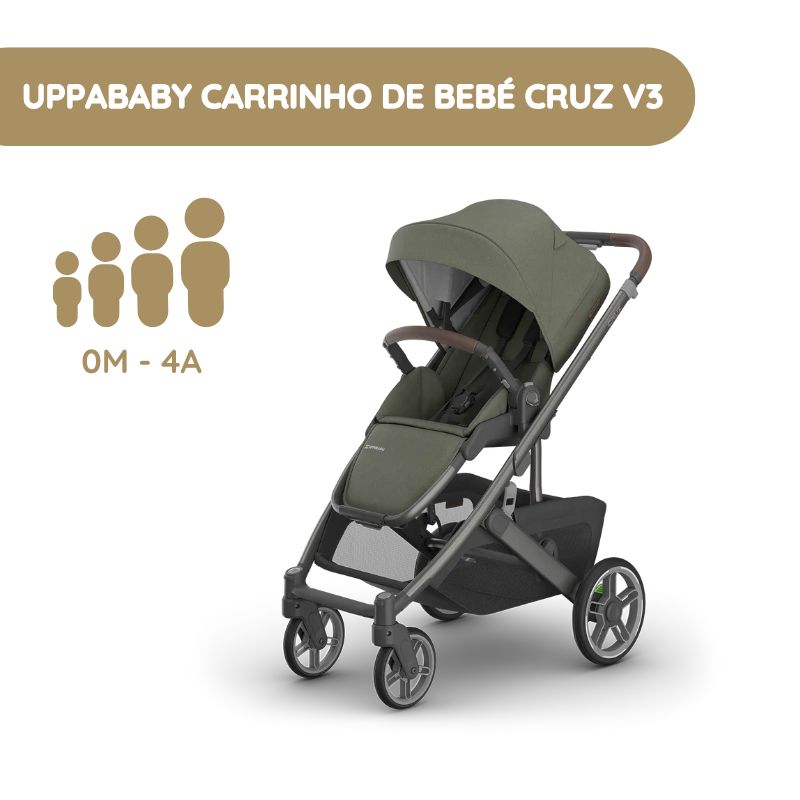 UPPAbaby Carrinho de Bebé Cruz V3 - Evelyn