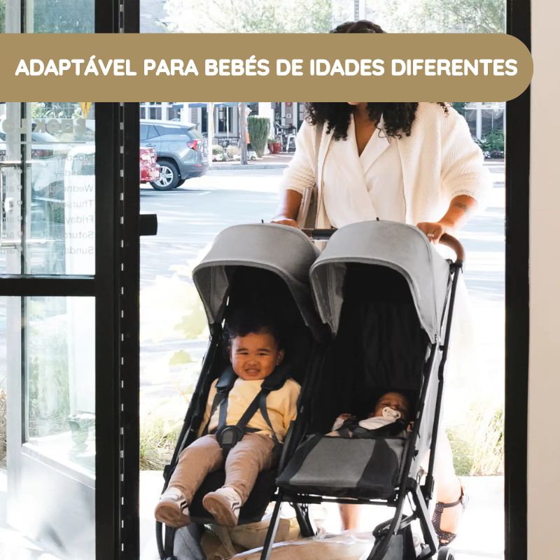 UPPAbaby Minu Duo Carrinho de Gémeos - Greyson