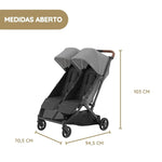 UPPAbaby Minu Duo Carrinho de Gémeos - Jake