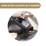 UPPAbaby Minu V3 Carrinho de Bebé - Greyson