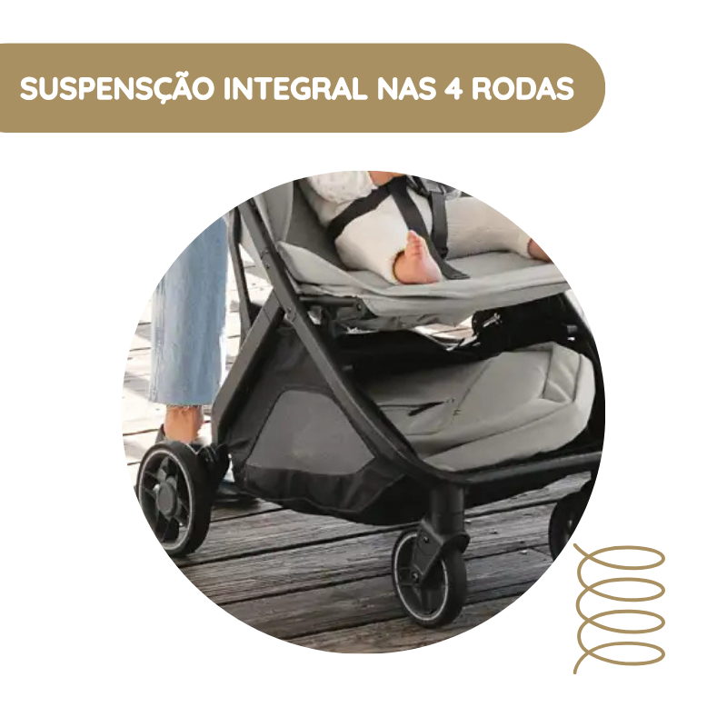UPPAbaby Minu V3 Carrinho de Bebé - Greyson