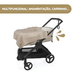 Walking Mum 2 Musselinas 70x70 cm Praliné Vichy/Rayas - Moka