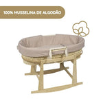 Walking Mum Conjunto de Alcofa Praliné Vichy/Rayas TOG 2,5 - Moka