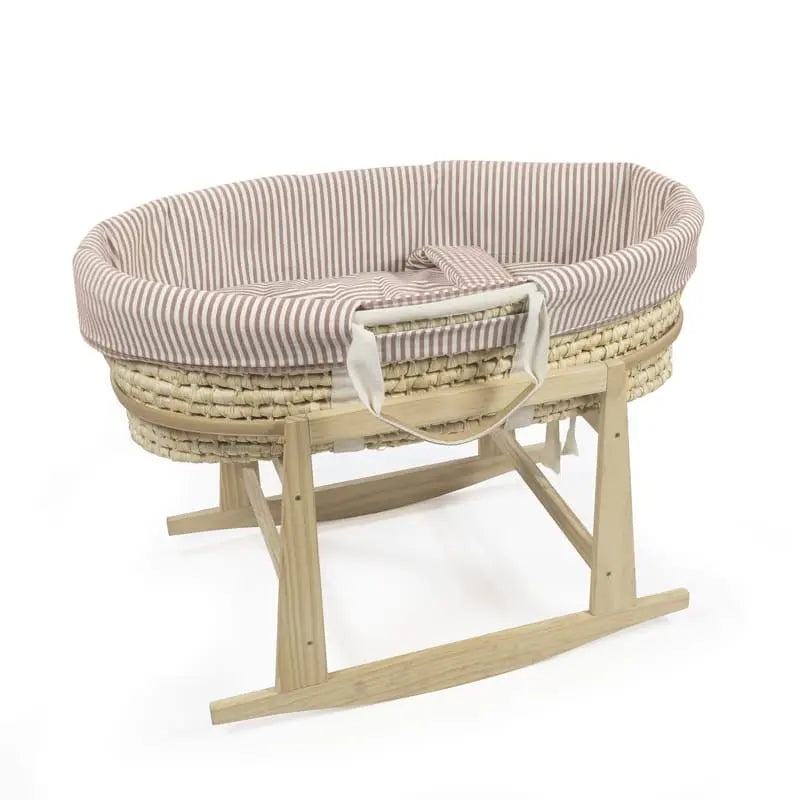 Walking Mum Conjunto de Alcofa Praliné Vichy/Rayas TOG 2,5 - Moka