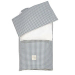Walking Mum Conjunto de Cama 120x60 cm Praliné Vichy/Rayas TOG 2,5 - Matcha