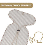 Walking Mum Forra para Cadeira Auto Praliné Rayas - Moka