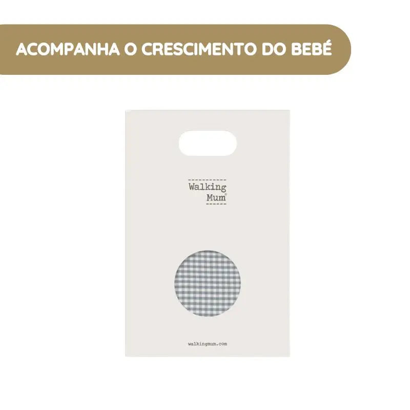 Walking Mum Forra para Cadeira Auto Praliné Vichy - Matcha