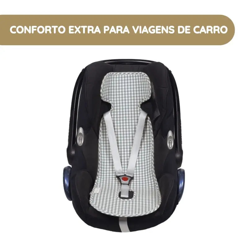Walking Mum Forra para Cadeira Auto Praliné Vichy - Matcha