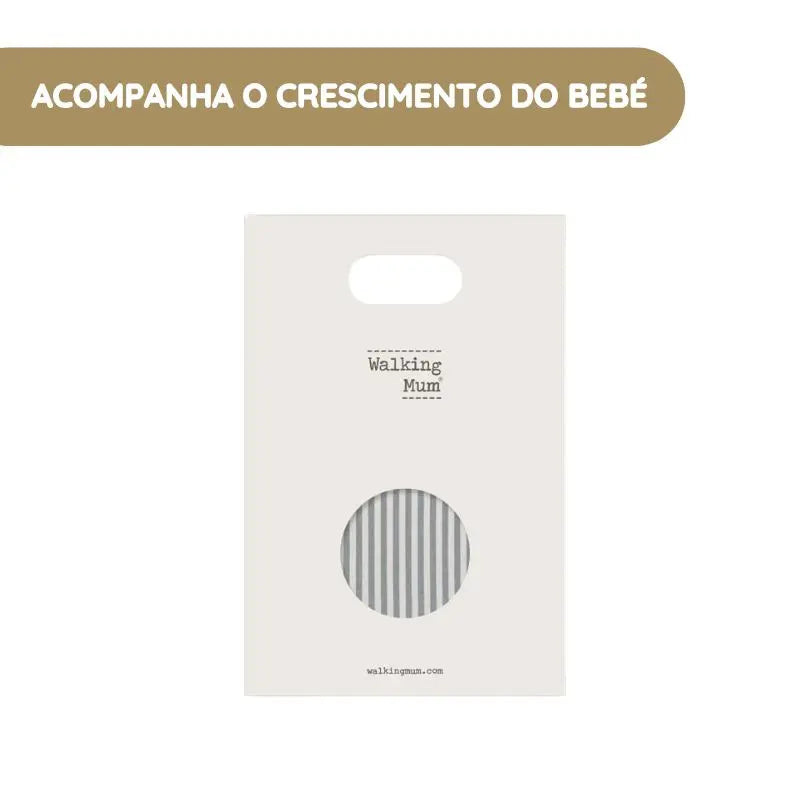Walking Mum Forra para Cadeira Auto Praliné Rayas - Matcha