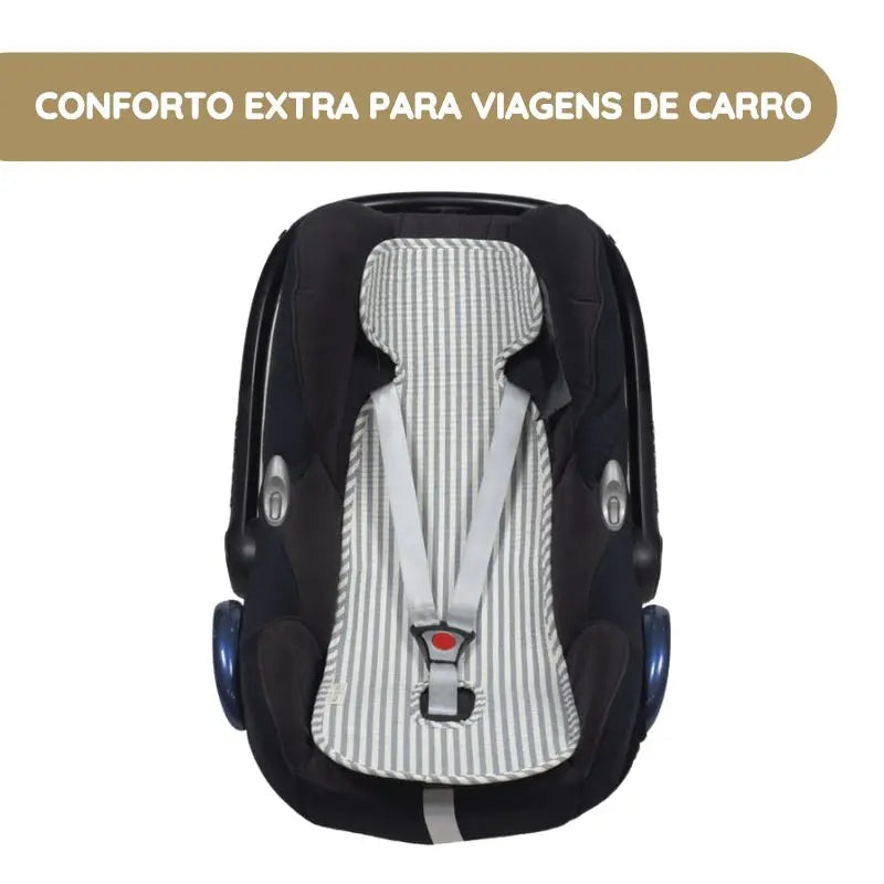 Walking Mum Forra para Cadeira Auto Praliné Rayas - Matcha