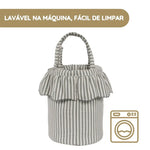 Walking Mum Mala Organizadora Bucket Praliné Rayas - Matcha