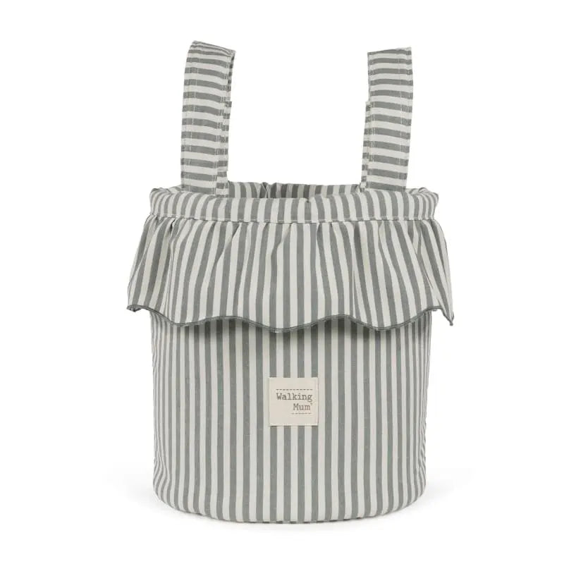 Walking Mum Mala Organizadora Bucket Praliné Rayas - Matcha