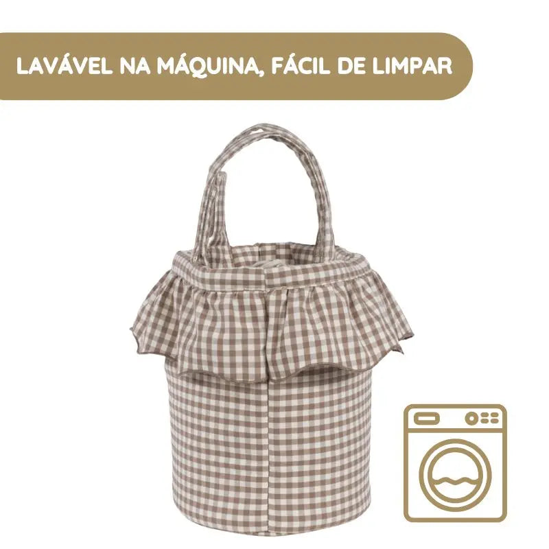 Walking Mum Mala Organizadora Bucket Praliné Vichy - Moka