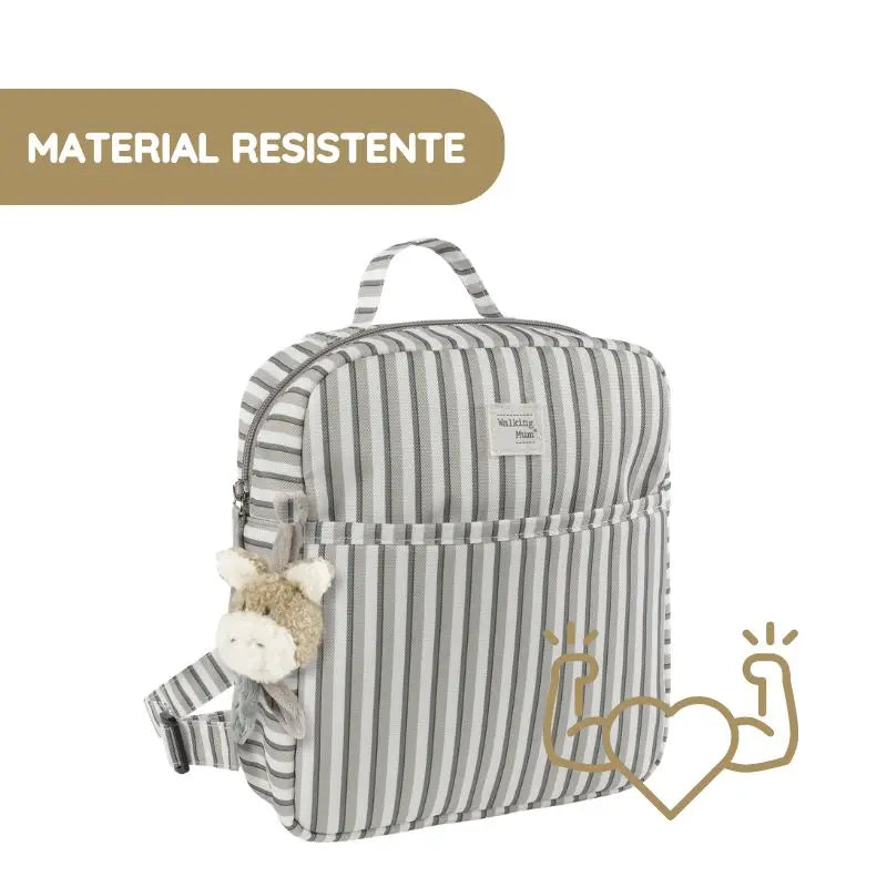 Walking Mum Mochila Kids Botton Rayas