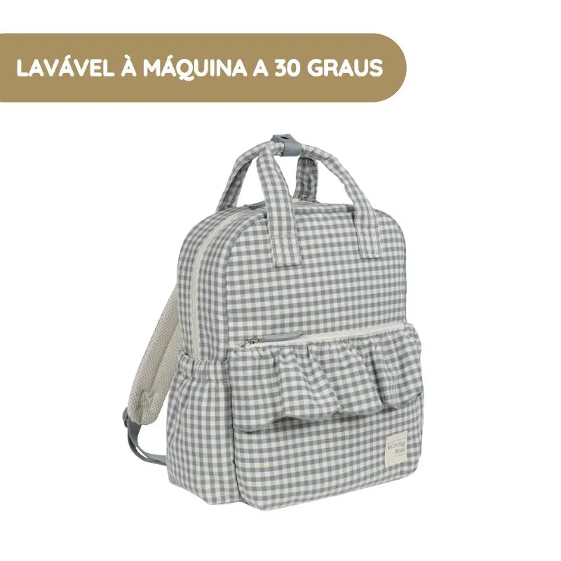 Walking Mum Mochila Praliné Vichy - Matcha