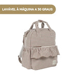 Walking Mum Mochila Praliné Vichy - Moka