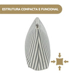 Walking Mum Necessaire Praliné Rayas - Matcha