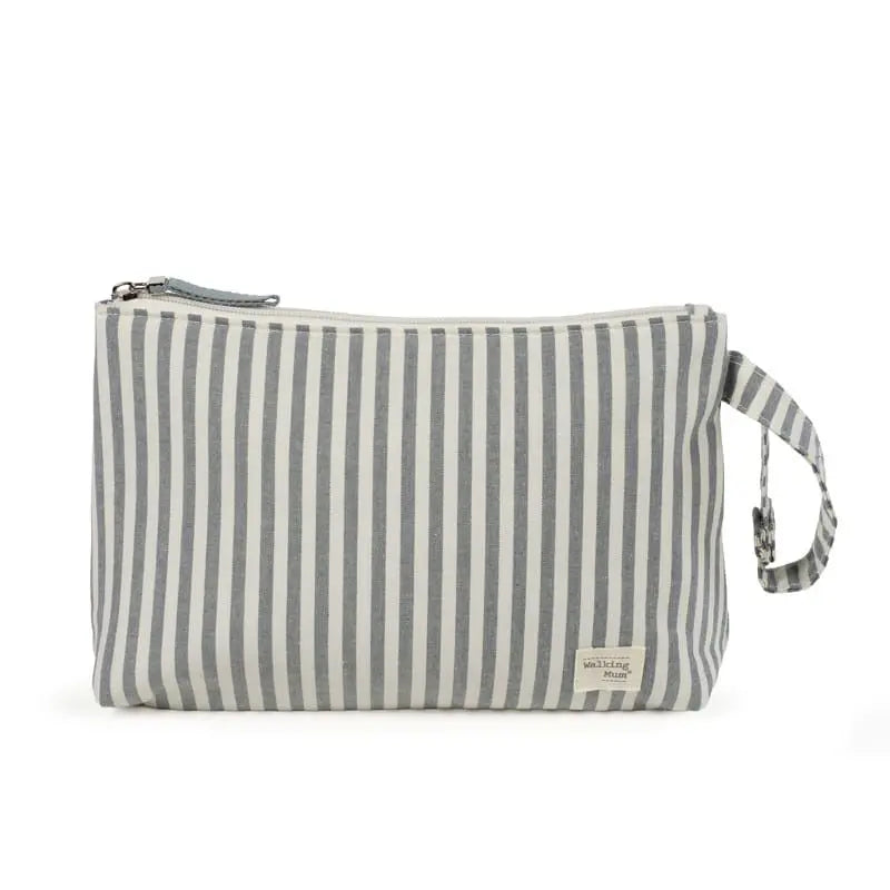 Walking Mum Necessaire Praliné Rayas - Matcha