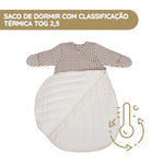 Walking Mum Saco de Dormir Praliné Vichy/Rayas TOG 2,5 - Moka
