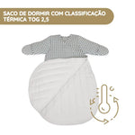 Walking Mum Saco de Dormir Praliné Vichy/Rayas TOG 2,5 - Matcha