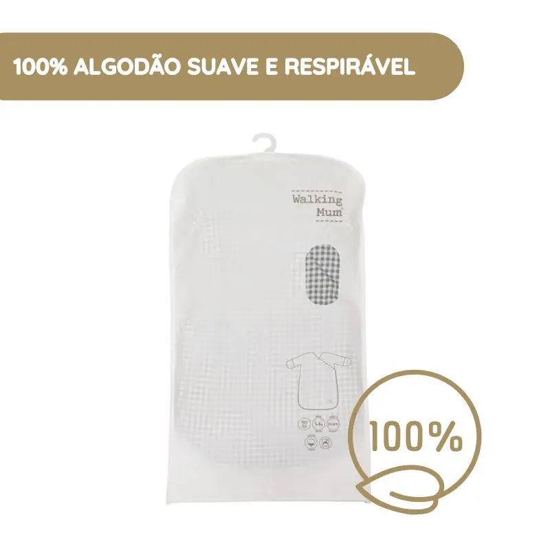Walking Mum Saco de Dormir Praliné Vichy/Rayas TOG 2,5 - Matcha