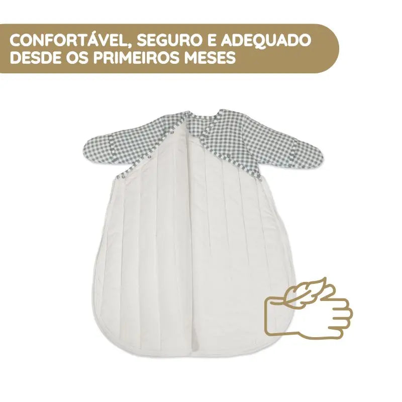 Walking Mum Saco de Dormir Praliné Vichy/Rayas TOG 2,5 - Matcha