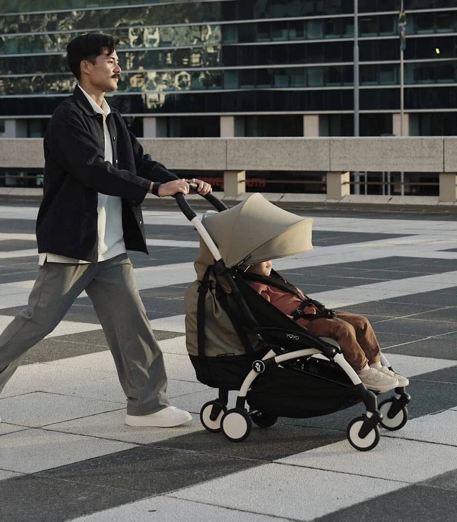 Stokke YOYO 3 Carrinho de Bebé - White + Color Pack - Taupe
