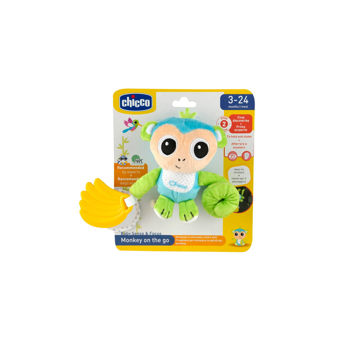 Chicco Roca Macaquinho primeiras atividades