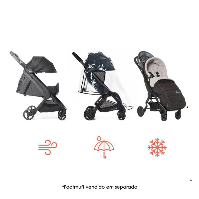 Ergobaby Carrinho de Bebé Metro+ Deluxe - London Grey