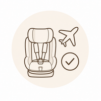 Aprovada para viagem de avião
