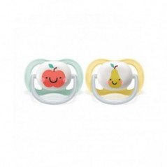 Philips Avent - 2 Chupetas - Ultra Air Frutos - 0-6 M